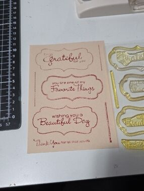 My Favorite Things Photopolymer Stamp set